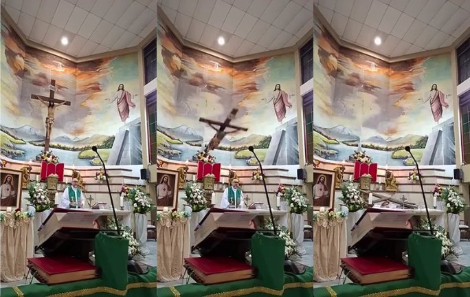 Tragedia en plena misa: fallece párroco tras desprenderse crucifijo del altar Tragedia en plena misa: fallece párroco tras desprenderse crucifijo del altar