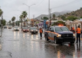 Operativo activo en Hermosillo por lluvias: sectores del sur y poniente registran los mayores acumulados